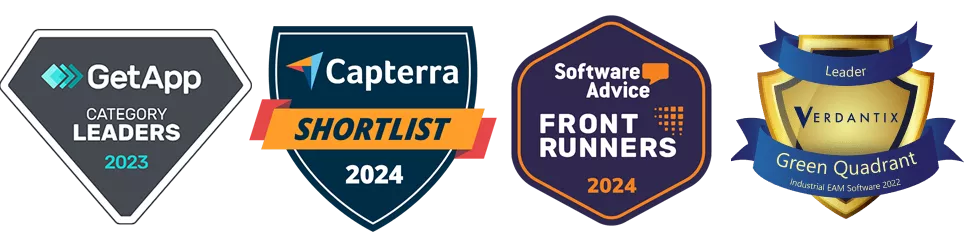 Review Badges 2022: GetApp, Capterra, Software Advice, Verdantix